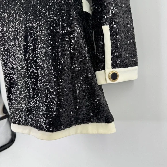NWT Ronny Kobo dress Sz S sequin Black